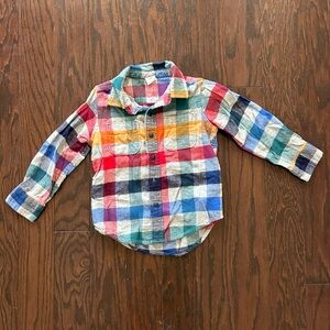 GAP Kids | Colorful Flannel Shirt | Size 4T